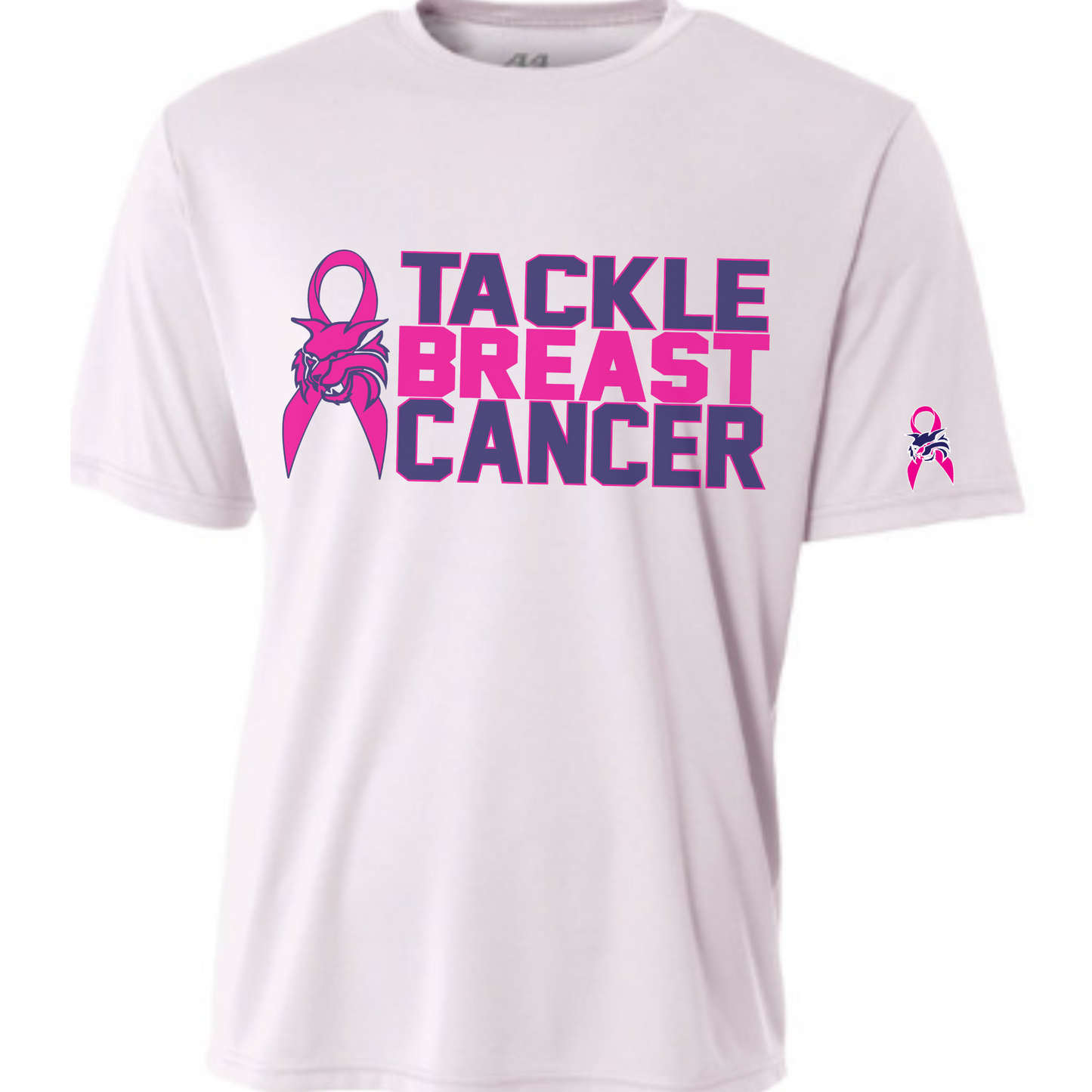 Tucson Wildcats Pinktober T-Shirt - Tackle Breast Cancer Edition