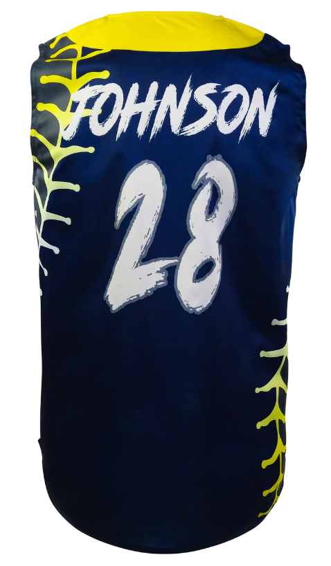 Sleeveless Full Button Jersey