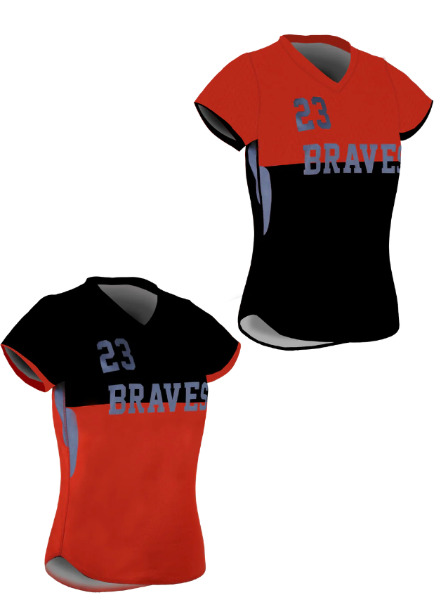 Reversible V Neck Baseball Jersey