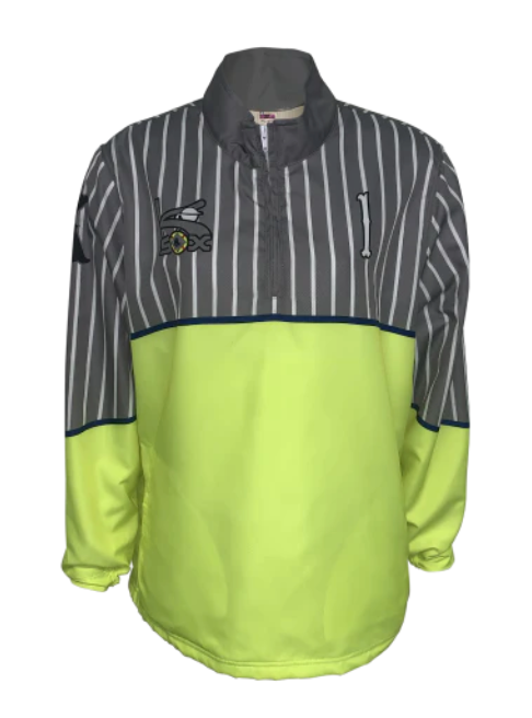 Long Sleeve 1/4 Zip Cage Jacket with Pockets