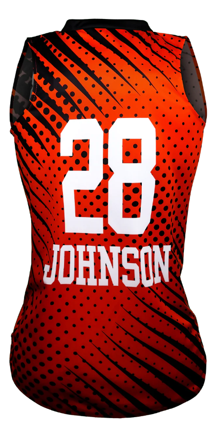 Racerback V Neck Softball Jersey