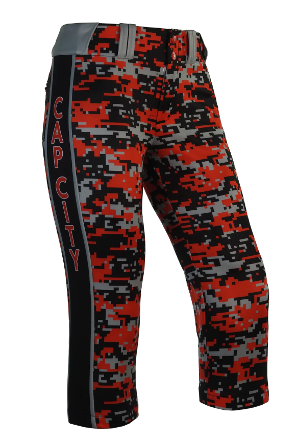 Low Rise Full Sublimation Open-Bottom Baseball Pants