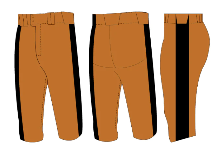 Dyed Low Rise Softball Pants w/ Sublimated Side Panel