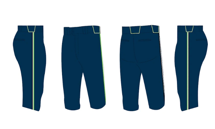 Dyed Lowrise Softball Pants W/ Braiding