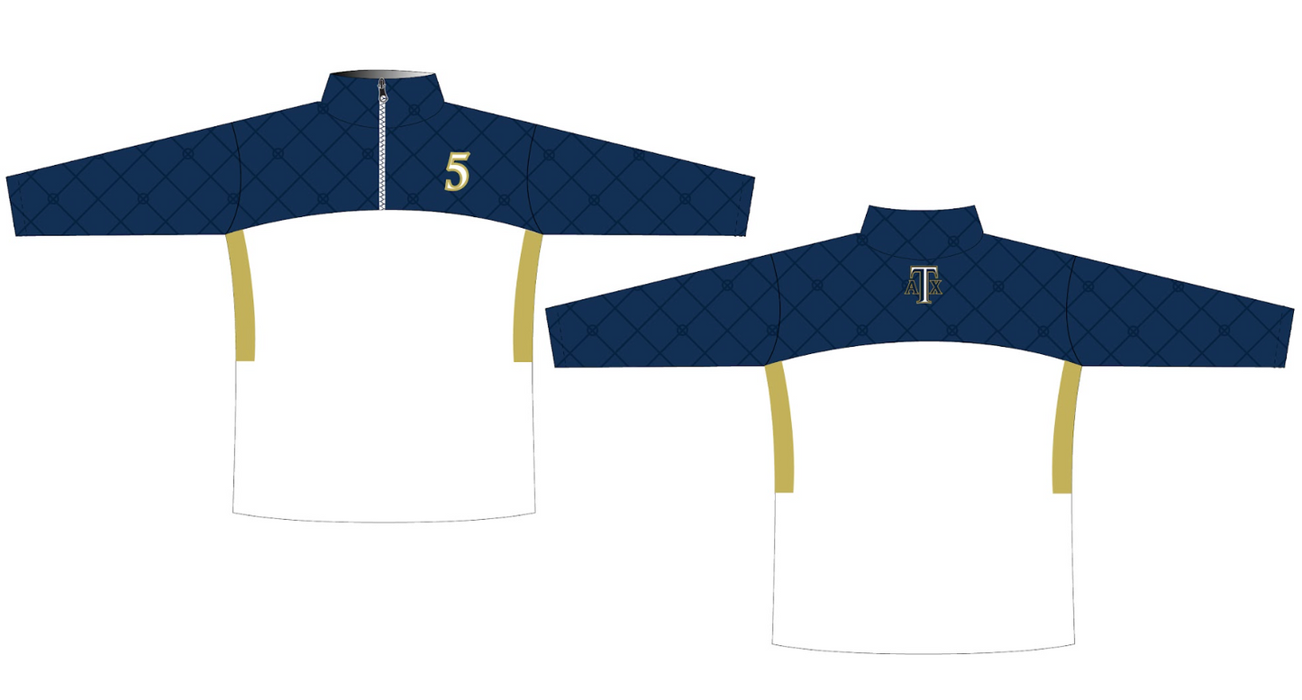 1/4 Zip Long Sleeve Shooter Shirt